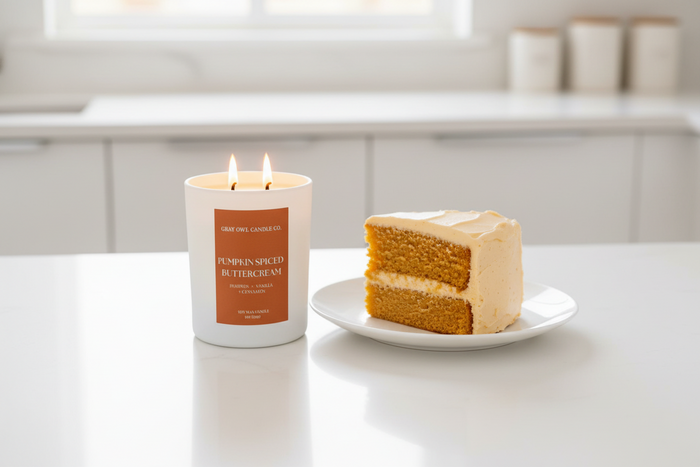 Pumpkin Spice Buttercream Candle