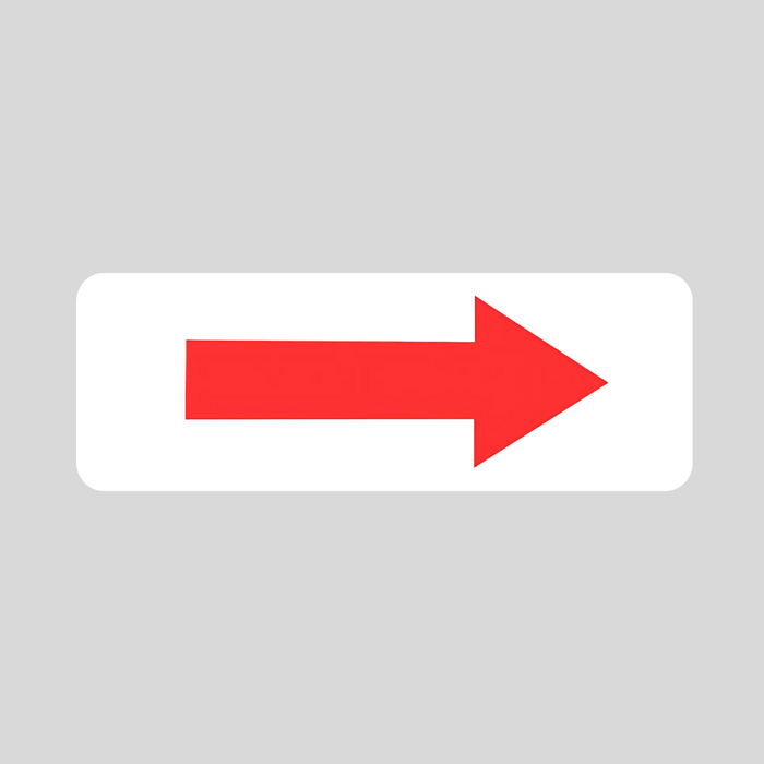 RED ARROW Medium A-Frame Rider Sign (SG-322C)
