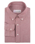 Red Twill Flannel Shirt