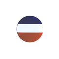 Red, White, and Blue Name Buttons (PS-967)