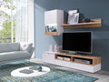 RICKO WHITE/OAKFlat packed for self-assembly with a clear and easy instructions. Modern design makes it suitable for any interior. Extras:REMOTE CONTROL 16 COLORS LED LIGHTS £20Anna Furniture