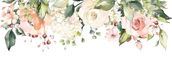Rose Botany Wallpaper Mural: Plant Peel and Stick Wall Art