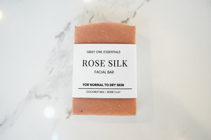 Rose Silk Facial Bar | Dry to Normal Skin