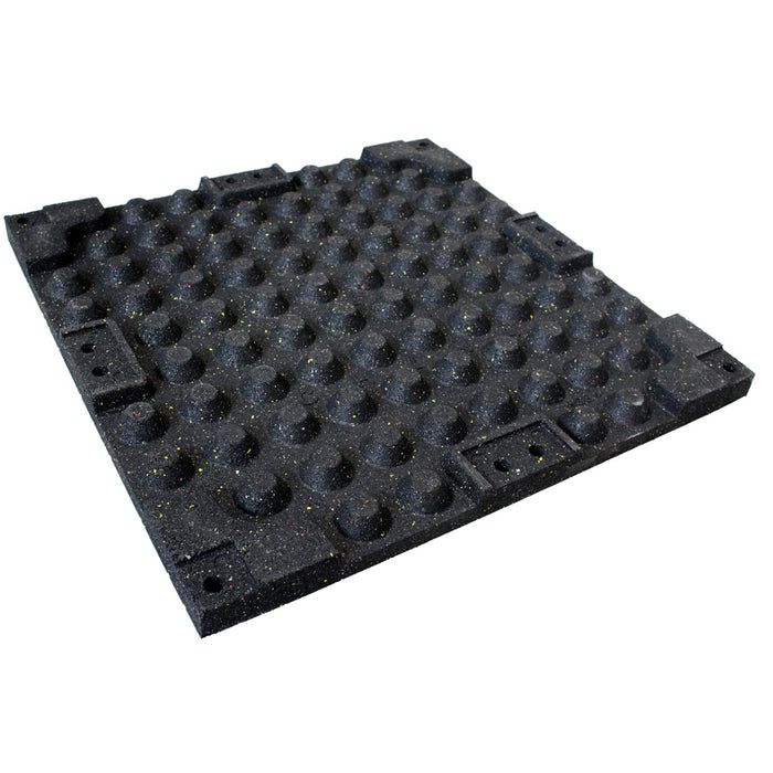 RubberBox interlocking system on the Rubber Gym Floor Tiles Canada
