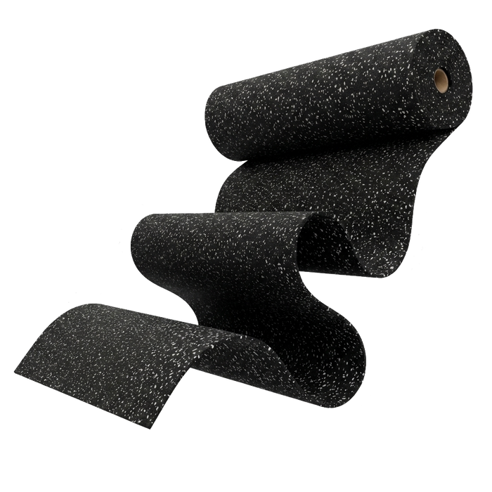 Rubber Gym Flooring Roll 4’ x 25’ (8mm) | RubberBoX by SynX | Canada