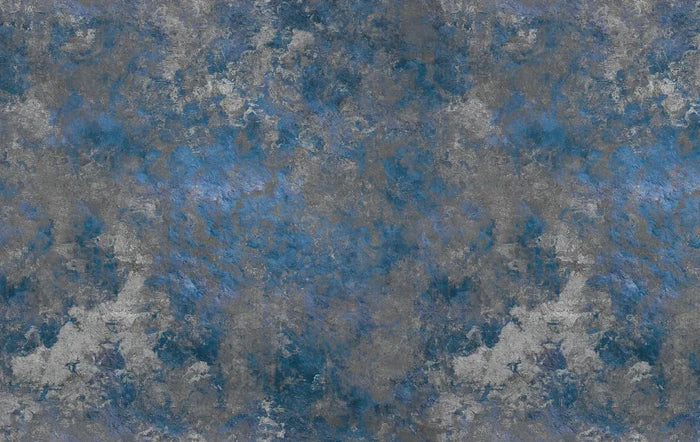 Rusty Copper Effect Wallpaper: Self-Adhesive Blue Deco Art Mural