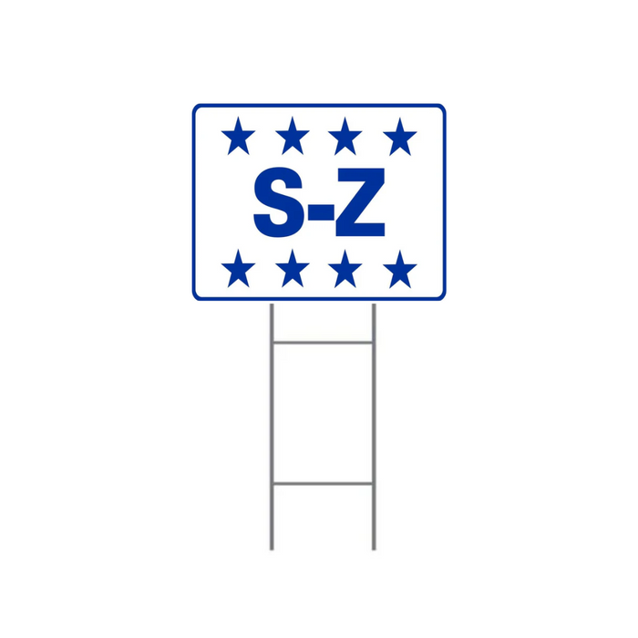S-Z H-Stake Sign (SG-314D2)