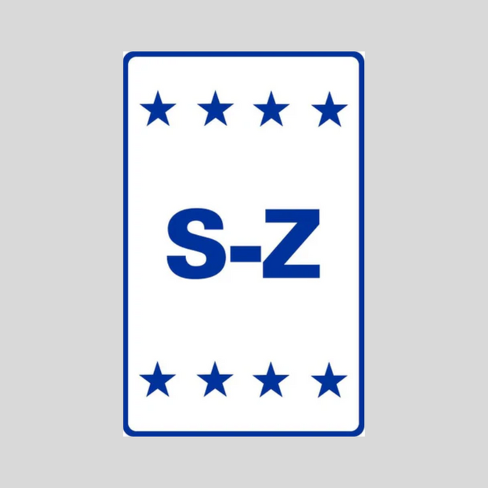 S-Z Medium Wall Sign (SG-314H2)