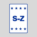 S-Z Small Wall Sign (SG-314JS)