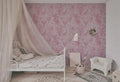 Safari Hot Air Balloon Tour Pink Wallpaper - Girl Nursery Decor - Peel and Stick