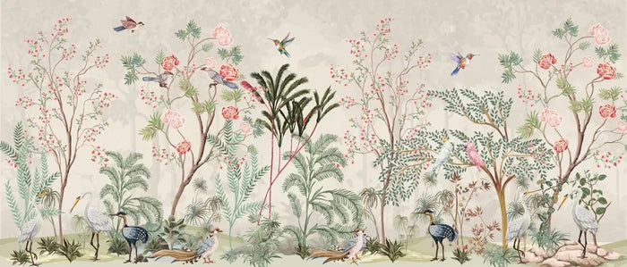Sakura Tree Peel and Stick Wallpaper: Flowering Trees & Rosewood