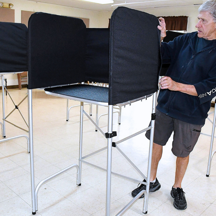 Select One Piece Single Station Voting Booth (VB-B100)