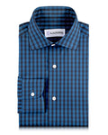 Shades of Blue Large Gingham