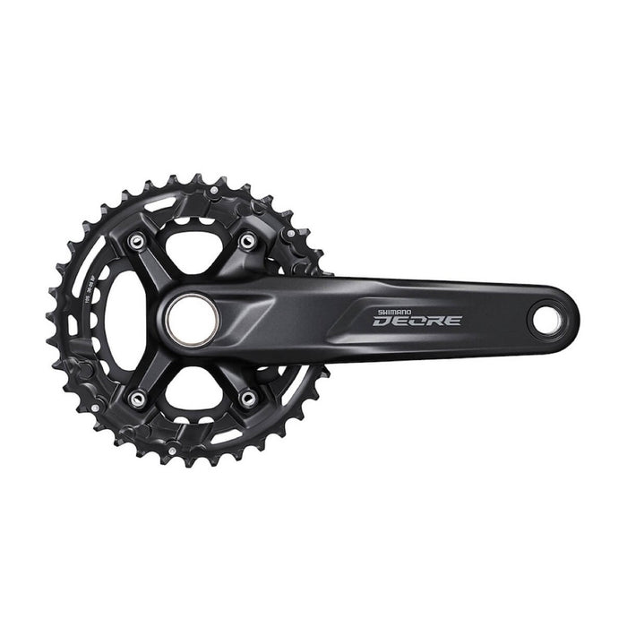 SHIMANO DEORE FC - M4100 - 2 crankset 2x10 - speed – 36/26 teeth - SHIMANO - Evelostore