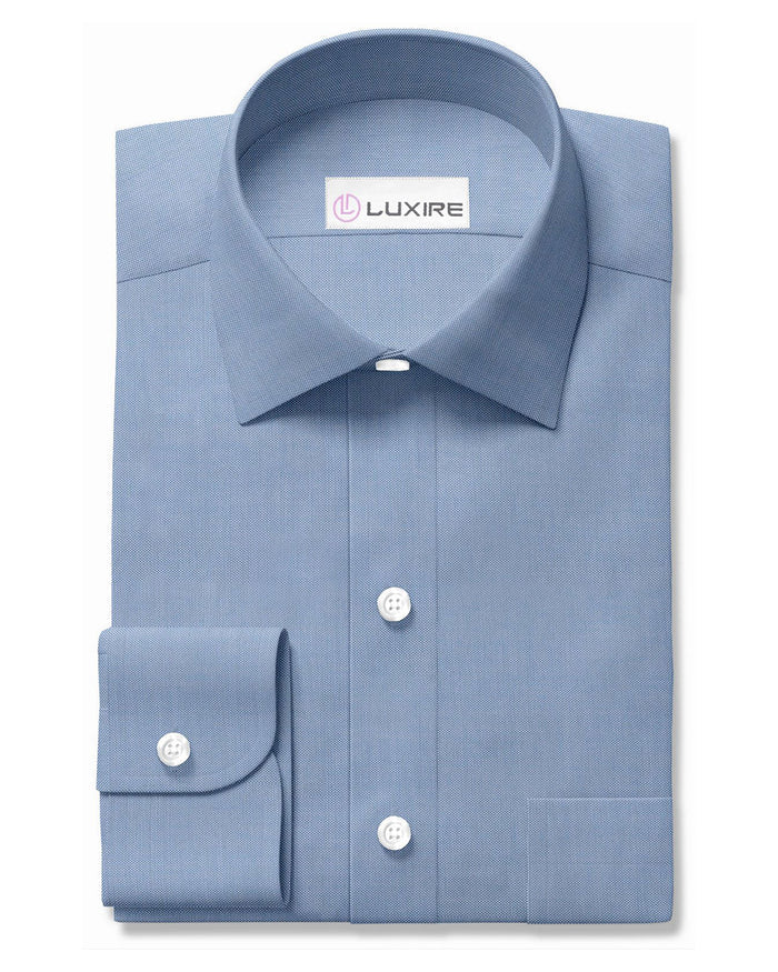 Sky Blue Pinpoint Oxford