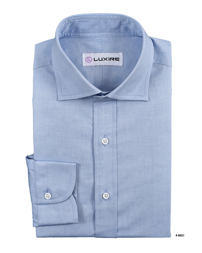 Sky Blue Pinpoint Oxford