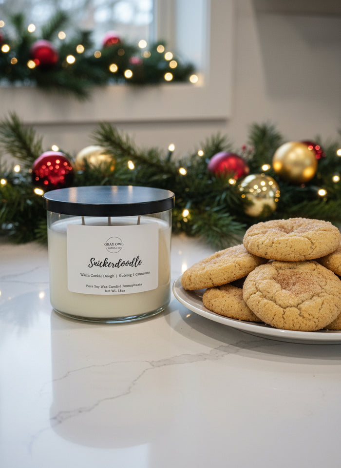 Snickerdoodle Large Soy Candle | 3 Wick