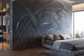 Soft Flower Branches Wallpaper: Boho Wall Mural, Removable Wallpaper