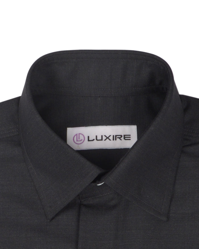 Soft Midnight Grey Twill