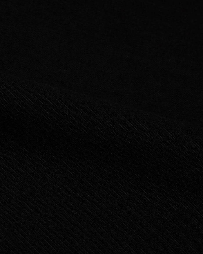 Sondrio Cotton: Black Heavy Denim Twill