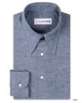 Speckled Dark Blue Twill