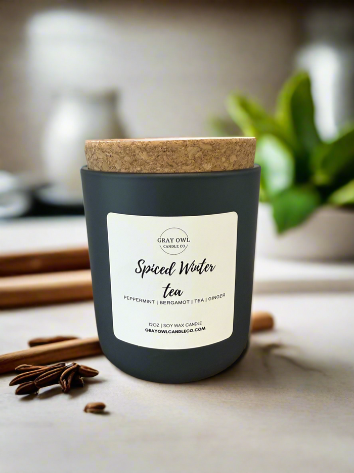 Spiced Winter Tea Wooden Wick Candle
