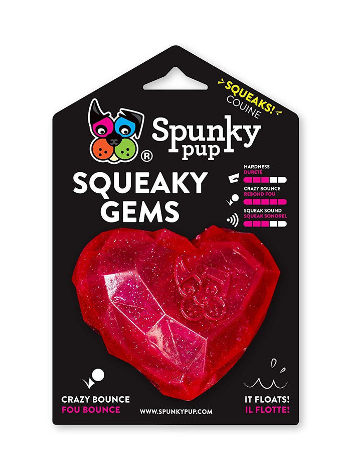 Spunky Pup Heart Gem