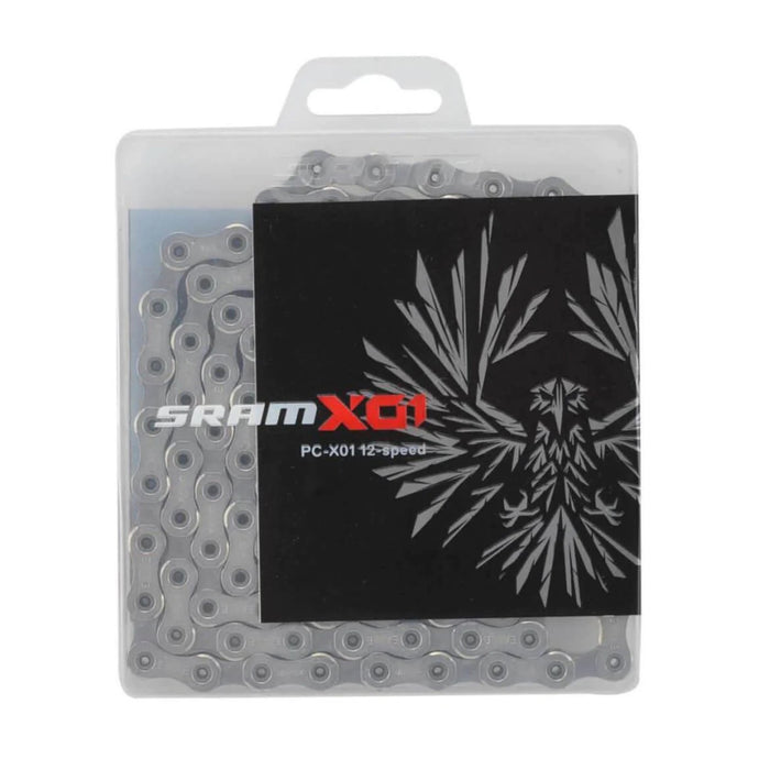 SRAM X01 Eagle Chain 12-speed - silver with PowerLock