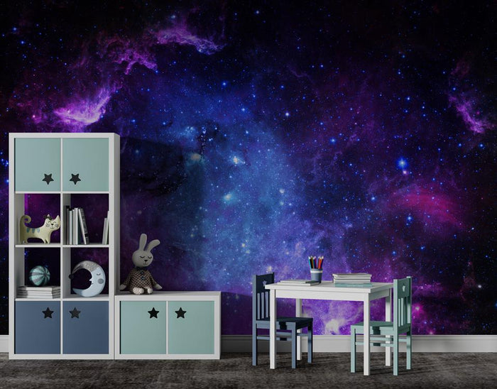 Stars in Space Wallpaper: Solar System Mural
