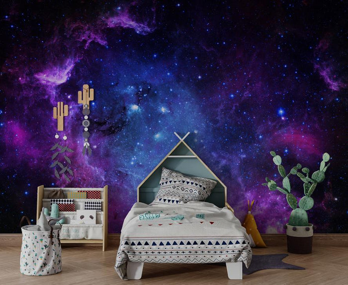Stars in Space Wallpaper: Solar System Mural
