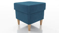 STOOL OSLO WITH STORAGE 40X40CM WOODEN LEGS EASY CLEAN FABRIC KRONOS 05Pouf dimensions: width 40 cm height 43 cm depth 40 cm height of the legs 13 cmPouf opened with a container.Anna Furniture