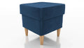 STOOL OSLO WITH STORAGE 40X40CM WOODEN LEGS EASY CLEAN FABRIC KRONOS 09Pouf dimensions: width 40 cm height 43 cm depth 40 cm height of the legs 13 cmPouf opened with a container.Anna Furniture
