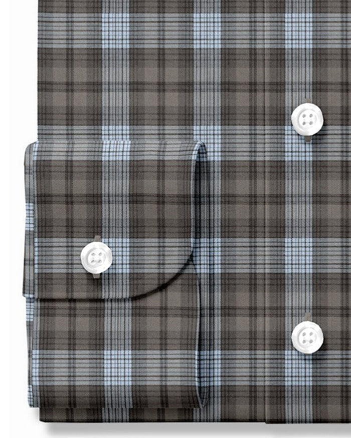 Summer Brown Grey Plaid