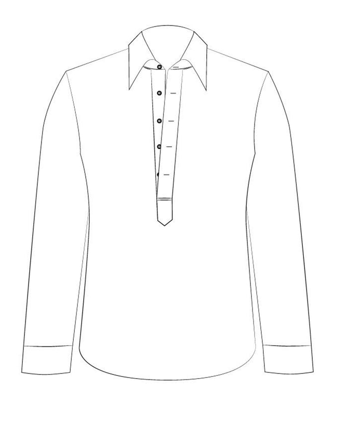 Summer Shirt in Pink White Pin Stripes Seersucker
