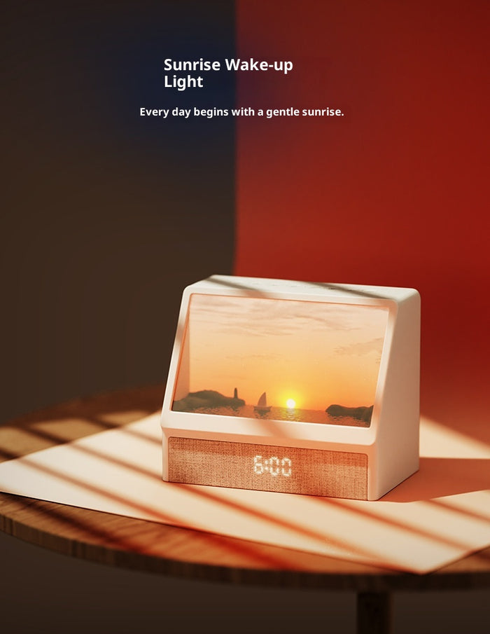 Sunrise Wake-Up Light – 10 Light Modes, Clock & Ambient Lamp