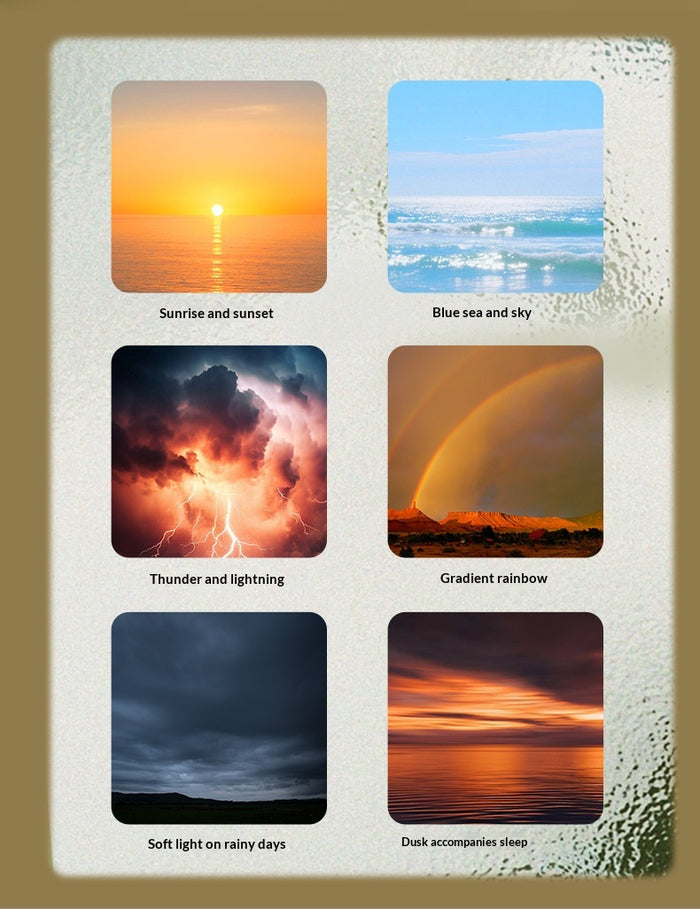 Sunrise Wake-Up Light – 10 Light Modes, Clock & Ambient Lamp