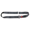 TITAN 2-piece mortuary cot restraint straps, 2-inch black nylon webbing with quick-release push-button buckles