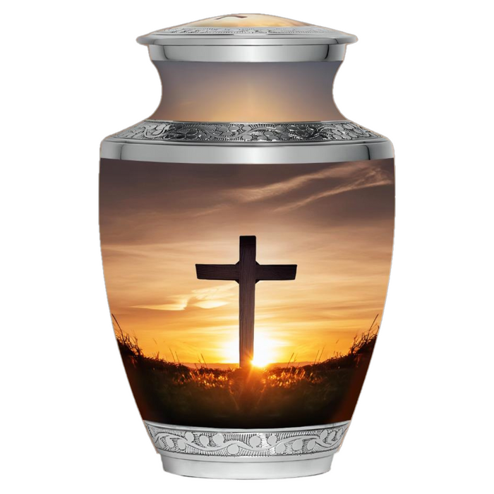 Transcendent Cross Designer Urn — ISU-RJ-0133