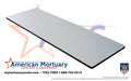 Ultra-Tough Laminated Mortuary Body Boards | Rubber Edge Model 2000-LBB-1 | Lift & Rack Compatible Cadaver Boards | American Mortuary Coolers