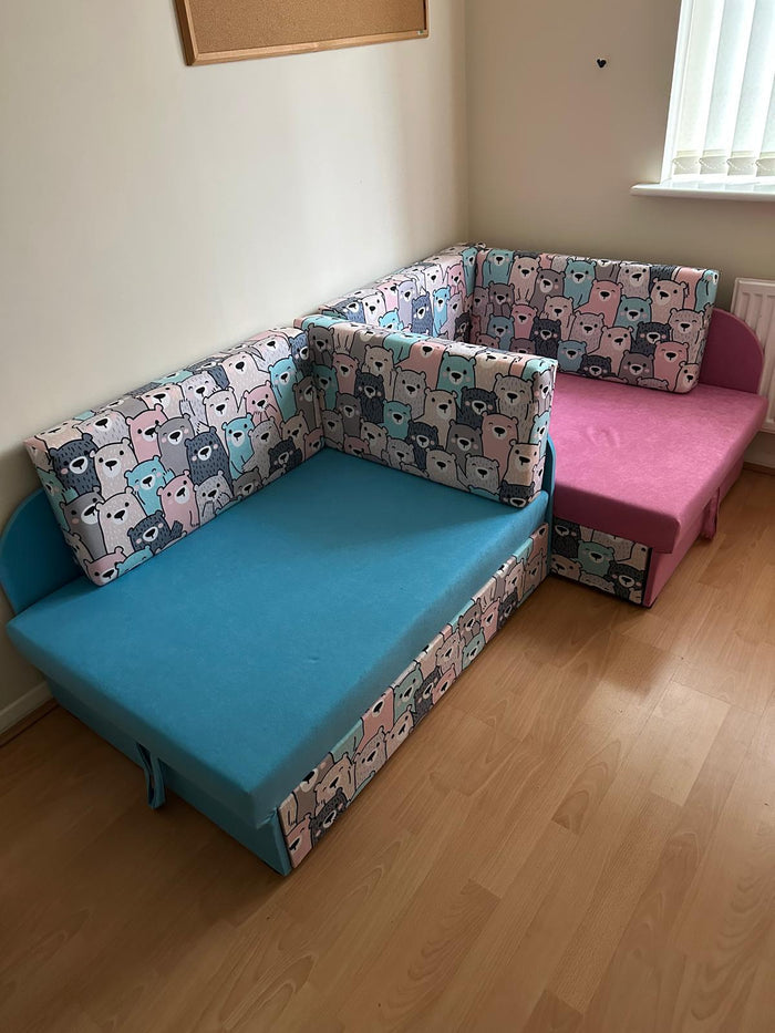 UNIVERSAL CORNER SOFA BED KUBUS CUBE / Children room - Anna Furniture
