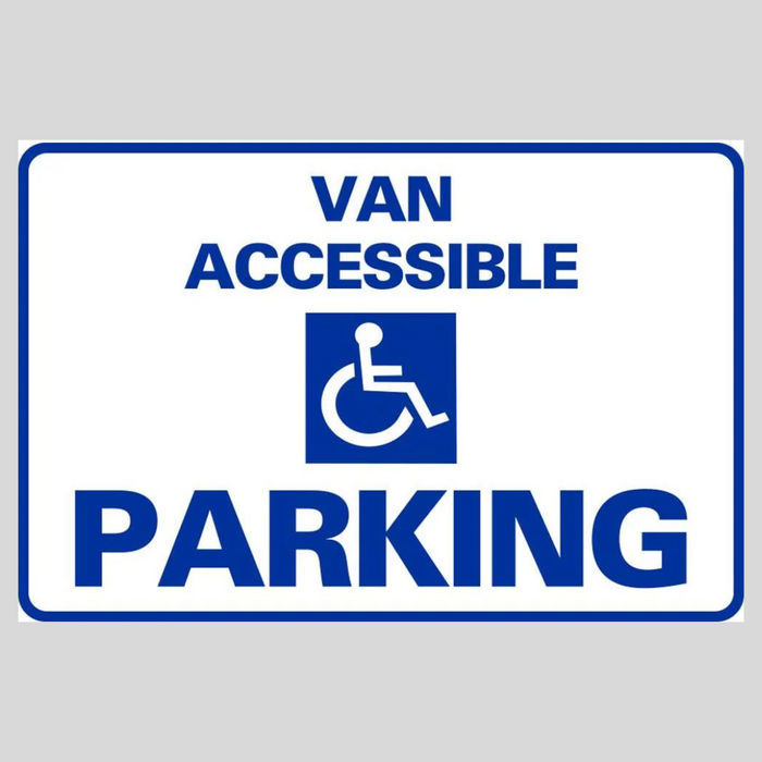 VAN ACCESSIBLE PARKING Corrugated A-Frame Sign - Multi (SG-102G)