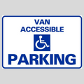 VAN ACCESSIBLE PARKING Corrugated A-Frame Sign - Multi (SG-102G)