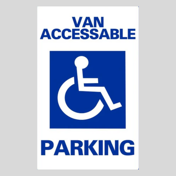 VAN ACCESSIBLE PARKING Large A-Frame Sign (SG-102B)