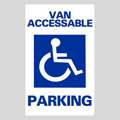 VAN ACCESSIBLE PARKING Large A-Frame Sign (SG-102B)
