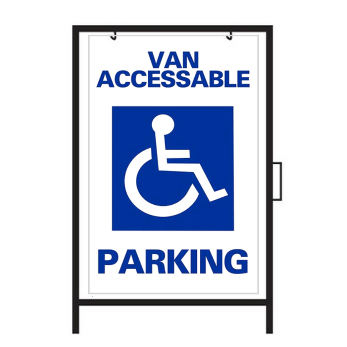 VAN ACCESSIBLE PARKING Metal A-Frame Sign (SG-102A)