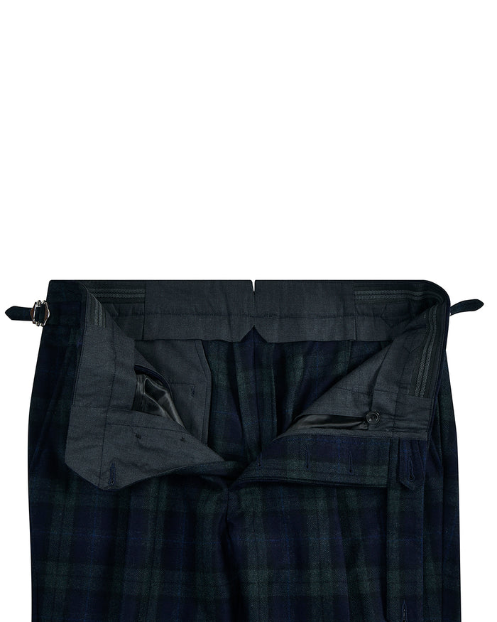 VBC 100% Wool: Black Watch Tartan Checks