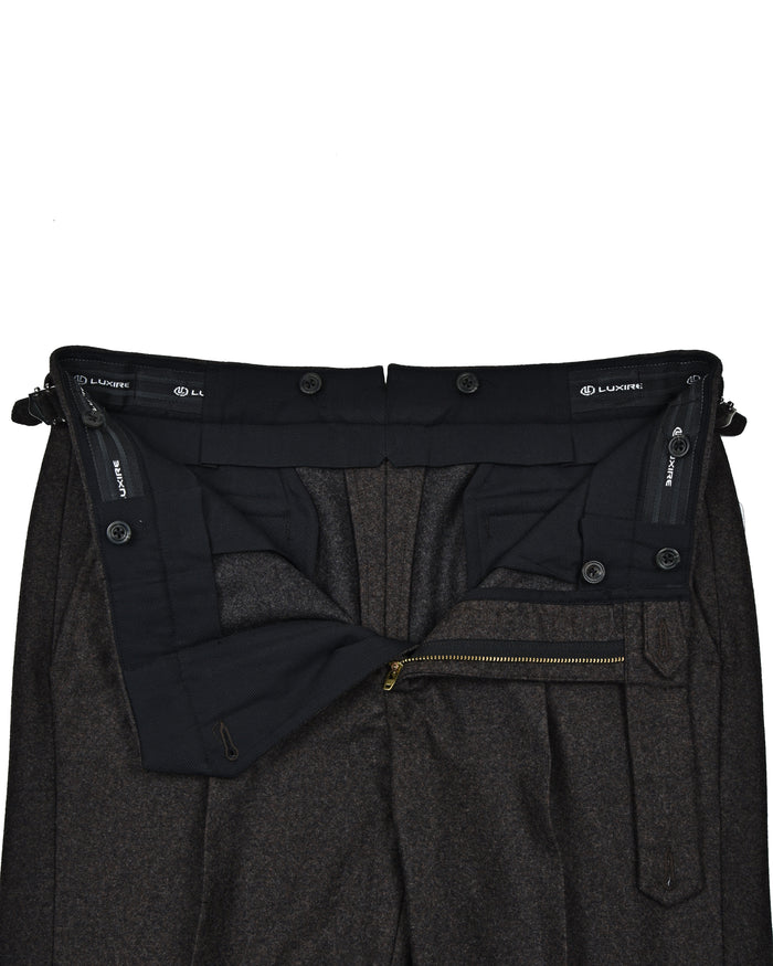 VBC 100% Wool: Dark Brown Flannel