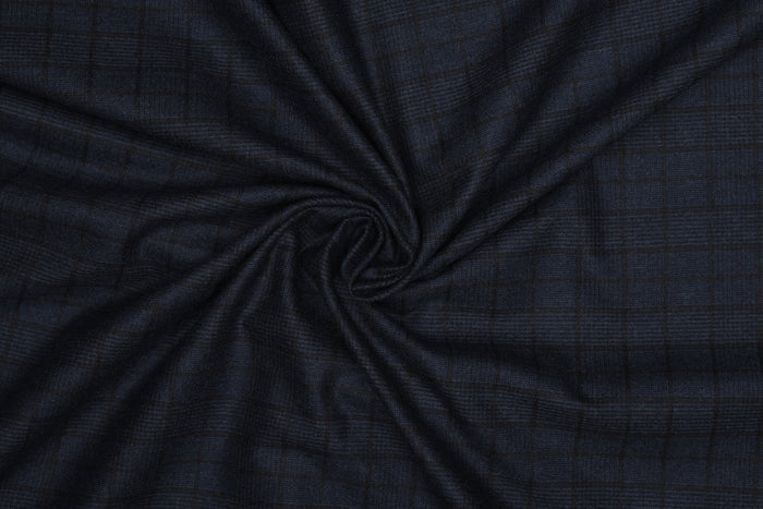 VBC Dark Blue Checks Pants