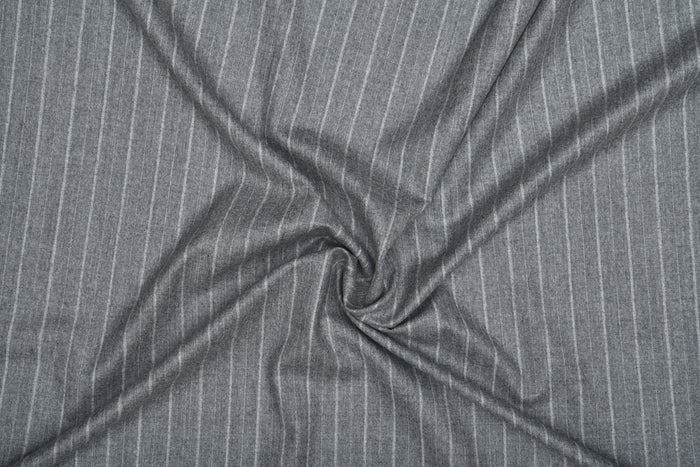 VBC Granite Grey Striped Wool Pants