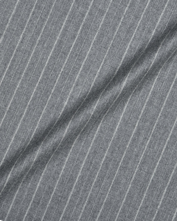 VBC Granite Grey Striped Wool Pants